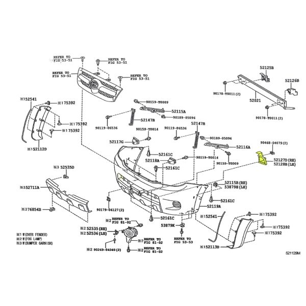 TAPA AGUJERO PARAGOLPE HILUX 2005-2008 LH - Imagen 4