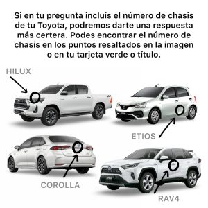 JUEGO DE CAZOLETA DELANTERA COROLLA 2020-2024/CROSS 2021-2024 TOYAKO