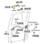 MANIJA PUERTA EXTERIOR HILUX 2005-2015 / COROLLA 2002-2012 *TRAS CROMADA * DER/IZQ - Imagen 4