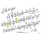 ANILLO SINCRONIZADO 2DA  HILUX-SW4 2005-2015 MOTOR 2.5-3.0 1KD-2KD-1KZT TAIWAN - Imagen 4