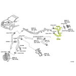 JUEGO DE MANGUERAS DE CALEFACCION  HILUX-SW4 2016-2024 ORIGINAL - Imagen 4