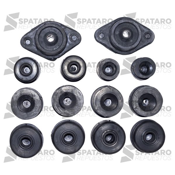 KIT DE TACOS DE CABINA TOYOTA HILUX 2005-2015 CABINA SIMPLE - Imagen 4