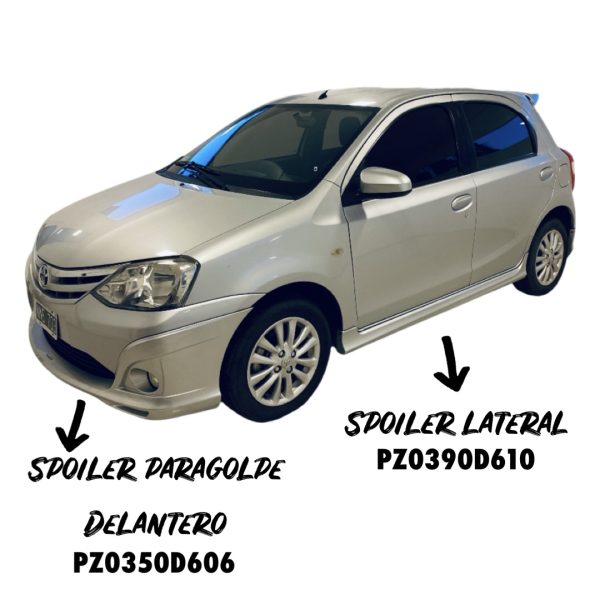 KIT TRD COMPLETO DEPORTIVO ETIOS 2013-2016 ORIGINAL - Imagen 4