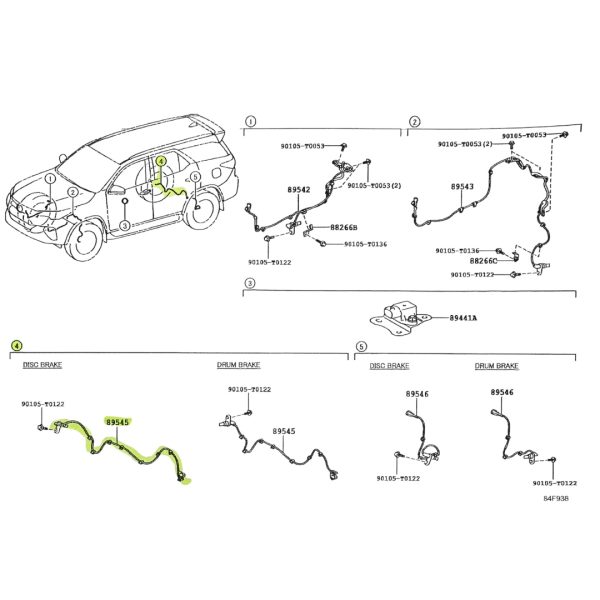 SENSOR ABS TRASERO *SW4* 2016-2025 DERECHO SPT - Imagen 5