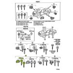 CILINDRO DE ARRANQUE HILUX-SW4 2005-2015 VIGO Taiwan - Imagen 5