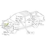 SENSOR DE ABS DELANTERO HILUX 2005-2012 CON CABLE DERECHO - Imagen 5