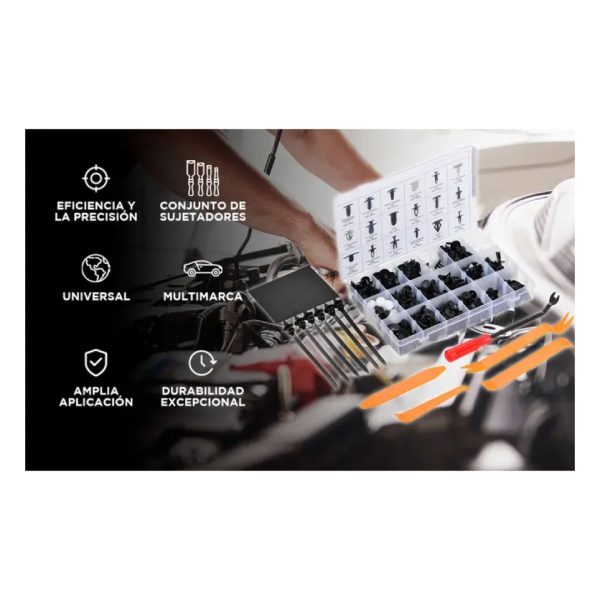 CAJA DE CLIP UNIVERSAL VARIOS *415 UNIDADES* - Imagen 6