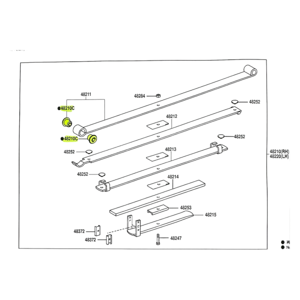 JUEGO X 2 BUJE ELASTICO SILENBLOCK HILUX-SW4 2021-2024 (PARA UN ELASTICO) SPT - Imagen 6