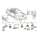 SENSOR ESTACIONAMIENTO PARAGOLPE TRASERO HILUX-SW4 2021-2026 / RAV4 2013-2016 *NEGRO MATE* SPT - Imagen 7