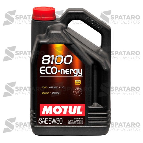 ACEITE DE MOTOR MOTUL 8100 ECO-NERGY 5W30  SINTETICO X 5 LTS - Imagen 2
