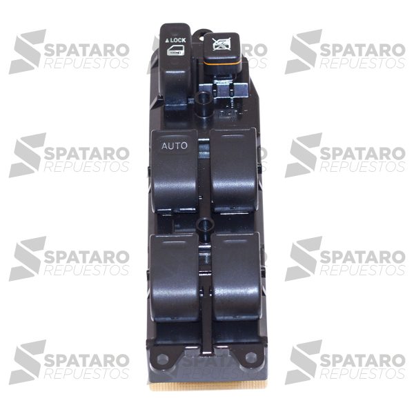 CONJUNTO TECLA LEVANTA CRISTAL HILUX 2005-2015 DELANTERA IZQ BLANCA(18 pines) - Imagen 1