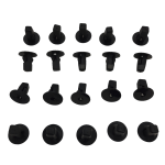 JUEGO X 20 CLIP GUARDAPLAST DELANTERO HILUX 2005 VARIOS - Imagen 2