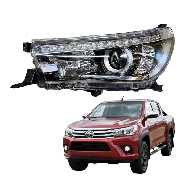 1_639103829574180721.jpg OPTICA HILUX 2016-2020 CON LAMPARA Y LED IZQUIERDA REVO TYC - Imagen 1