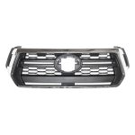PARRILLA DE FRENTE HILUX 2018-2020 CROMADA COMPLETA *sin LOGO* FPI-Tailandia