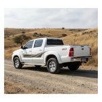 CALCO JUEGO DE FRANJAS HILUX CABINA DOBLE 2009-2015 6 PIEZAS - Imagen 2
