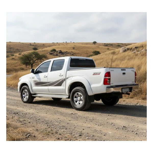 CALCO JUEGO DE FRANJAS HILUX CABINA DOBLE 2009-2015 6 PIEZAS - Imagen 2