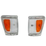 JUEGO DE FAROS DE POSICION HILUX 1994-2001 3L 4X4 MARCO CROMADO DER-IZQ  Taiwan - Imagen 2