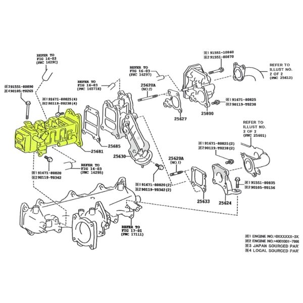 ENFRIADOR VALVULA EGR HILUX SW4 2016-2025 SPT - Imagen 3