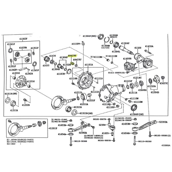 SENSOR DE TEMPERATURA  DIFERENCIAL DEL HILUX-SW4 2016-2026 Revo SPT - Imagen 3