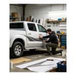 CALCO JUEGO DE FRANJAS HILUX CABINA DOBLE 2009-2015 6 PIEZAS - Imagen 3