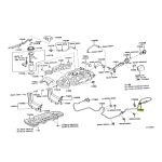 RETENEDOR CABLE APERTURA TANQUE HILUX-SW4 2005-2015 ORIGINAL - Imagen 3