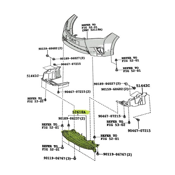PROTECTOR INFERIOR DE PARAGOLPE COROLLA 2014-2017  *VERIFICAR CON CHASIS* SPT - Imagen 4