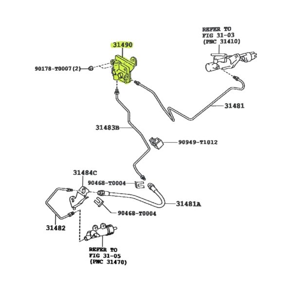 ACUMULADOR DE PRESION  EMBRAGUE HILUX-SW4 2005-2015 1KD/2KD SPT - Imagen 4