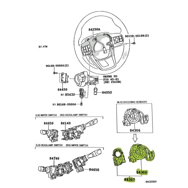 CABLE ESPIRAL HILUX 2016-2026 // SW4 2016-2026 CON VSC SPT - Imagen 6