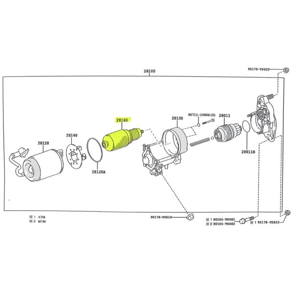 ***LIQUIDACION***BOBINA DE ARRANQUE TOYOTA HILUX-SW4 2005-2015 1KD-2KD ORIGINAL - Imagen 4