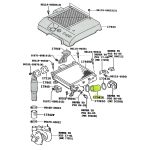 MANGUERA TURBO VA DE VENTURI A ADMISION HILUX-SW4 2005-2015  2.5-3.0 1KD/2KD SPT - Imagen 5