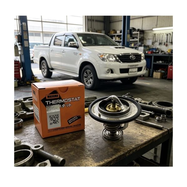 TERMOSTATO HILUX-SW4 2005-2025 //SW4 96/04 1KZ 82°*CON JUNTA*MASUMA - Imagen 7