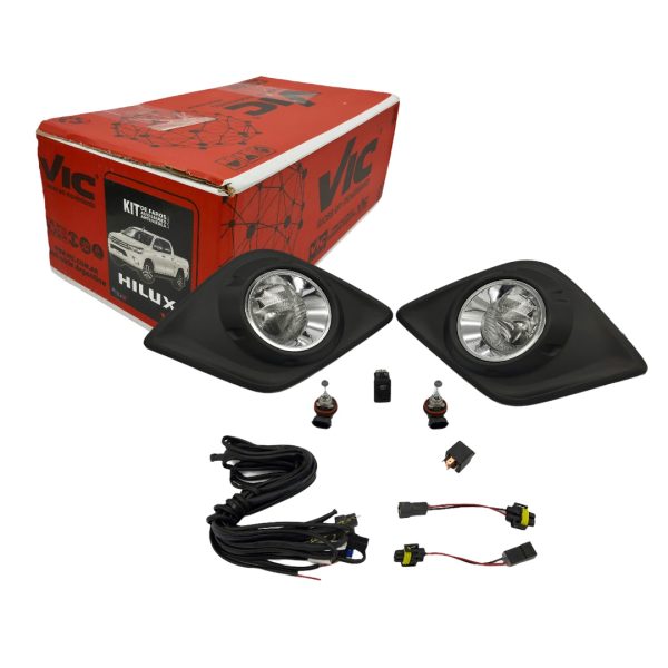 1_639168691726387672.jpg KIT DE FAROS AUXILIARES HILUX 2016-2019 *CON LAMPARAS* VIC - Imagen 1