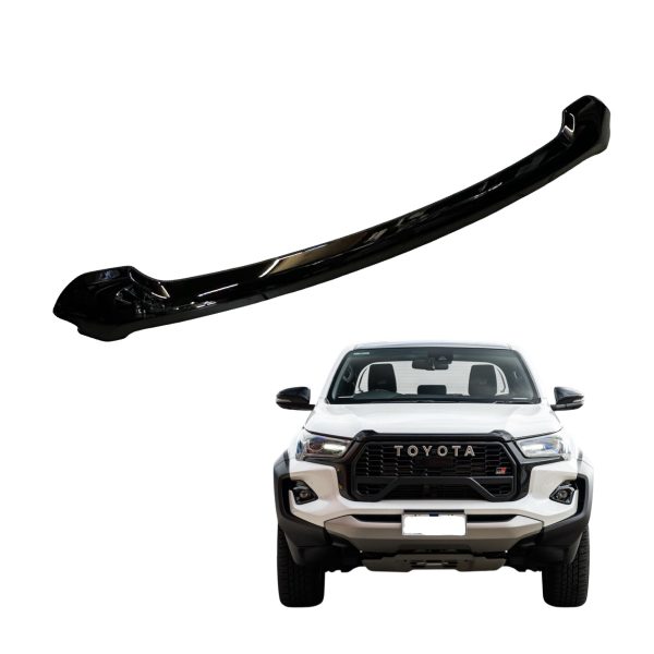 MOLDURA DE CAPOT NEGRA HILUX GR 2021-2024 ORIGINAL - Imagen 1