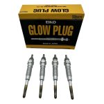 JUEGO X 4 BUJIAS DE PRECALENTAMIENTO HILUX 1997-2004  2.8 3.0 3L-5L  11V Japon