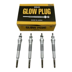 JUEGO X 4 BUJIAS DE PRECALENTAMIENTO HILUX-SW4 1998-2004 3.0 TURBO 1KZT-1KZTE *LARGO 10.4 CM* Japon