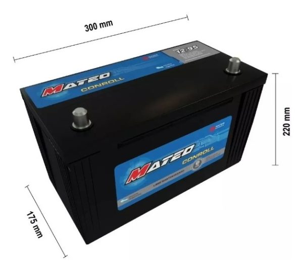 288000D11010-01.jpg BATERIA HILUX 2005-2015 12X95 POSITIVO DERECHO MATEO - Imagen 1