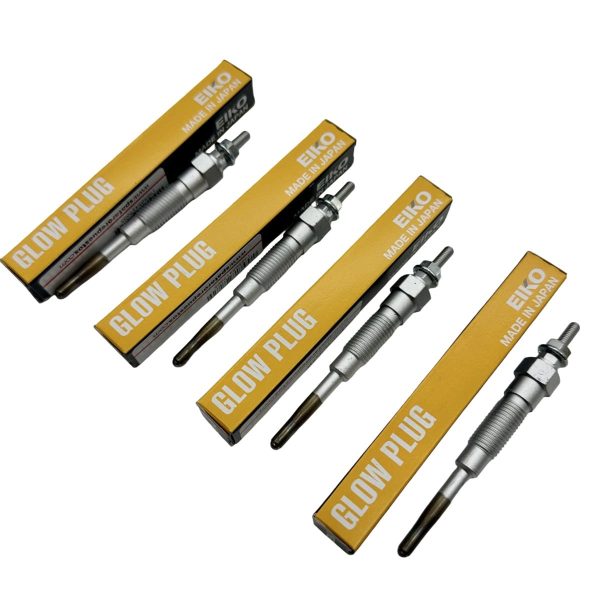 JUEGO X 4 BUJIAS DE PRECALENTAMIENTO HILUX 1997-2004  2.8 3.0 3L-5L  11V Japon - Imagen 2