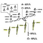 JUEGO X 4 BUJIAS DE PRECALENTAMIENTO  HILUX-4RUNNER 1992-2000  2.4-2.8 *95mm Largo* Taiwan - Imagen 3