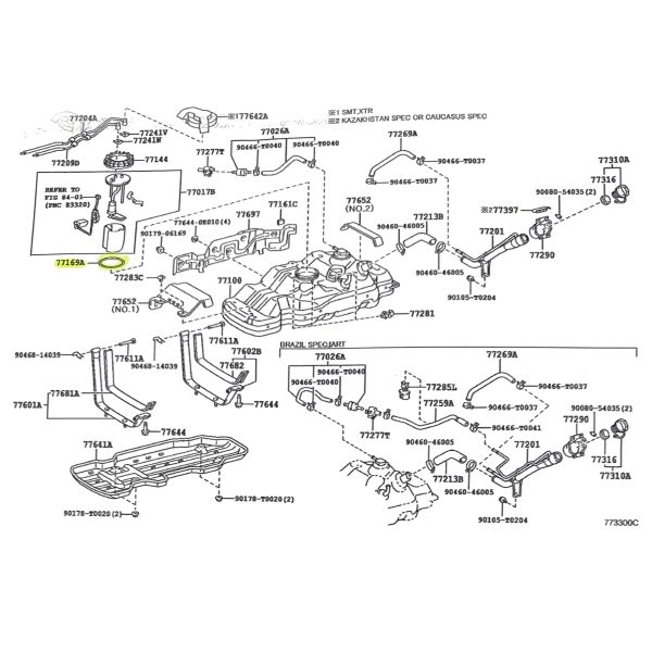 ORING TANQUE COMBUSTIBLE HILUX 2005-2015  VA EN FLOTANTE - Imagen 3