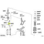 BUJE DE BARRA ESTABILIZADORA YARIS 2018-2023 ORIGINAL - Imagen 4