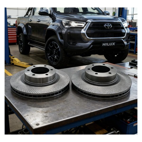 JUEGO DE DISCOS DE FRENO DELANTERO SW4 2016-2026 /HILUX ANCHA/ HILUX GR SPT - Imagen 4