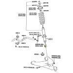 JUEGO X 2 BUJES AMORTIGUADOR DEL HILUX-SW4  2005-2026 TODAS *INFERIOR OJO* - Imagen 4