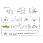 EMBLEMA "TOYOTA" PORTON HILUX 2016-2025 REVO SPT - Imagen 4