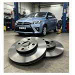 JUEGO DE DISCOS DE FRENO DELANTERO YARIS 2016-2018 **VER CHASIS** FREMAX - Imagen 4