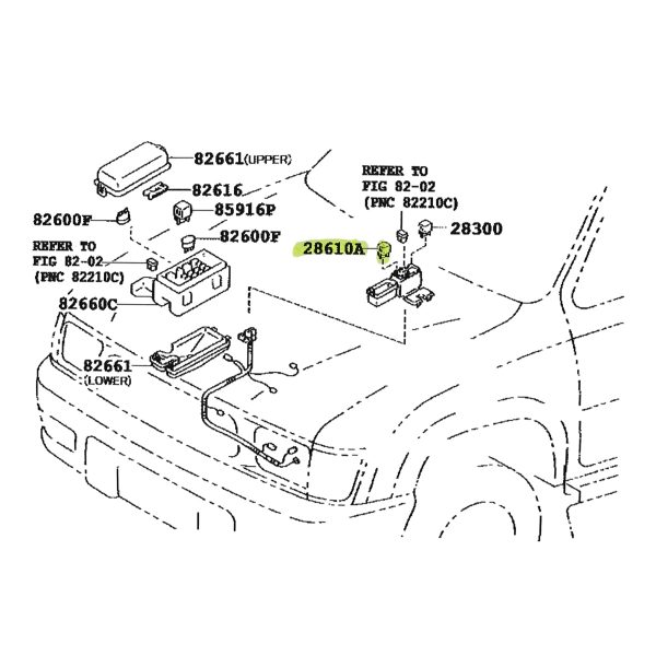 RELAY DE BUJIA HILUX 2001-2004 3.0 5L/1KZ DENSO- SPT - Imagen 5
