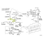 CAÑO DE RETORNO DE INYECTORES *N2  VA AFUERA* HILUX-SW4 2016-2026 ORIGINAL - Imagen 5