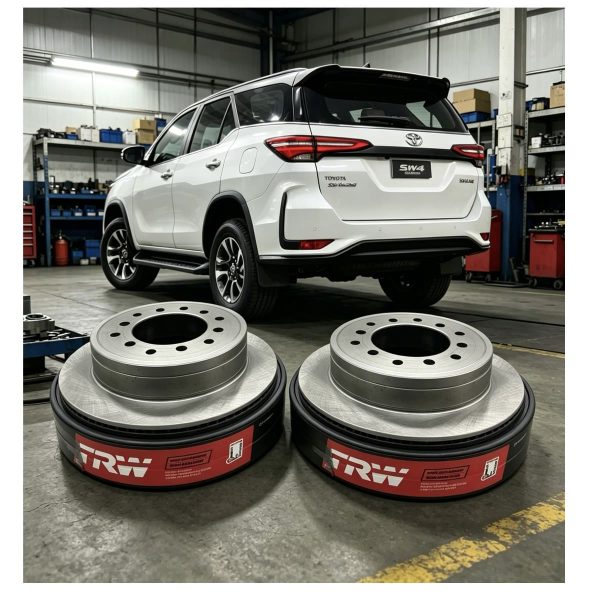JUEGO DE DISCO DE FRENO TRASEROS SW4 2016-2026/ HILUX 2024-2026/ PRADO 2009-2015 TRW - Imagen 5