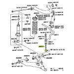BIELETA *DELANTERA* COMPLETA SW4 1996-2004 MOTOR 3.0 1KZT-1KZTE 555 JAPON - Imagen 6