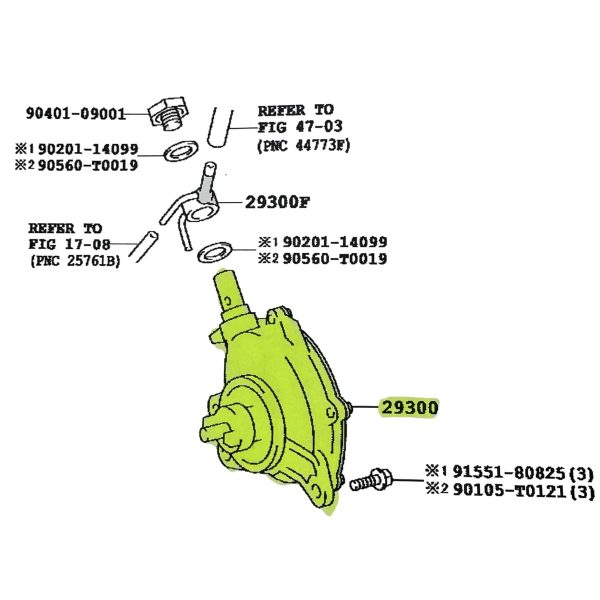 BOMBA DEPRESORA HILUX-SW4 2016-2026 MOTOR 2.4-2GD/2.8-1GD  SPT - Imagen 5