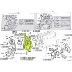 TAPA DISTRIBUCION INTERIOR / BOMBA ACEITE  HILUX 2016-2020 / SW4 2016-2020 2.4-2.8 YSK - Imagen 7
